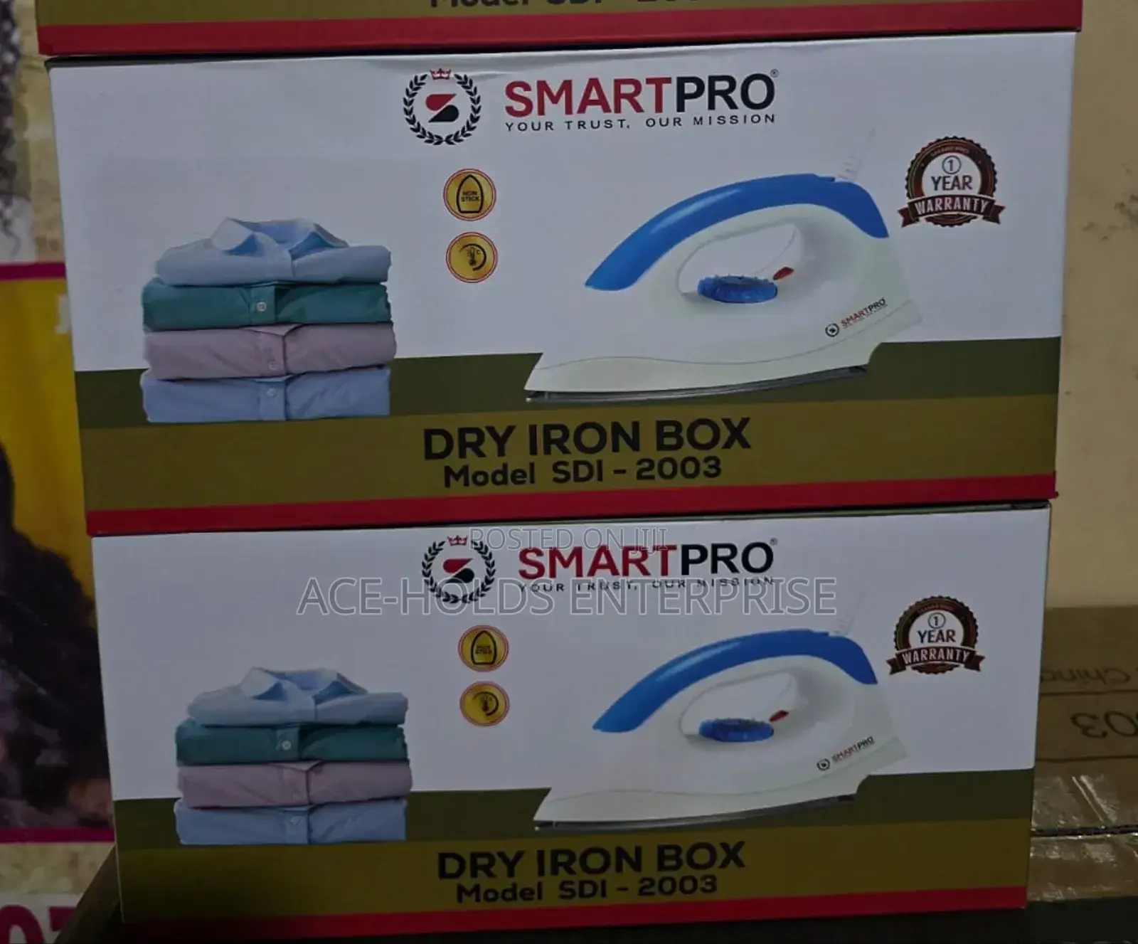 (Sdi 2003) Smartpro Plastic Dry Iron Box