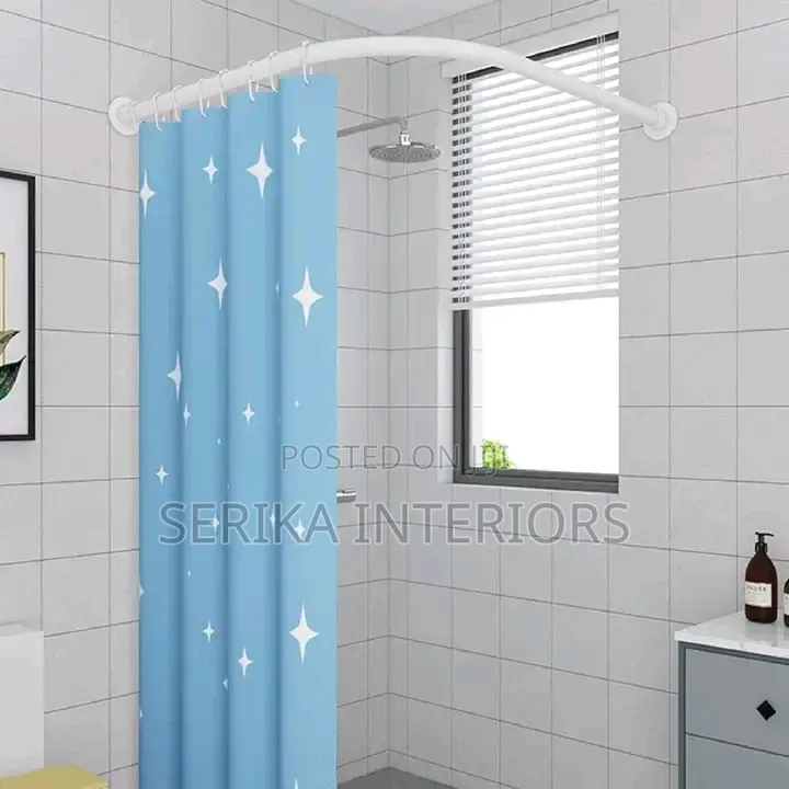Blue Shower Curtains Shower Curtains Environmental Friendly