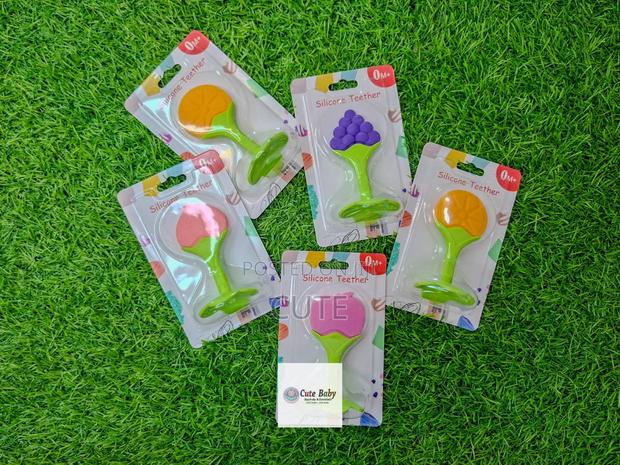 Soft Silicone Fruit Baby Teethers – Bpa Free - thumbnail 2