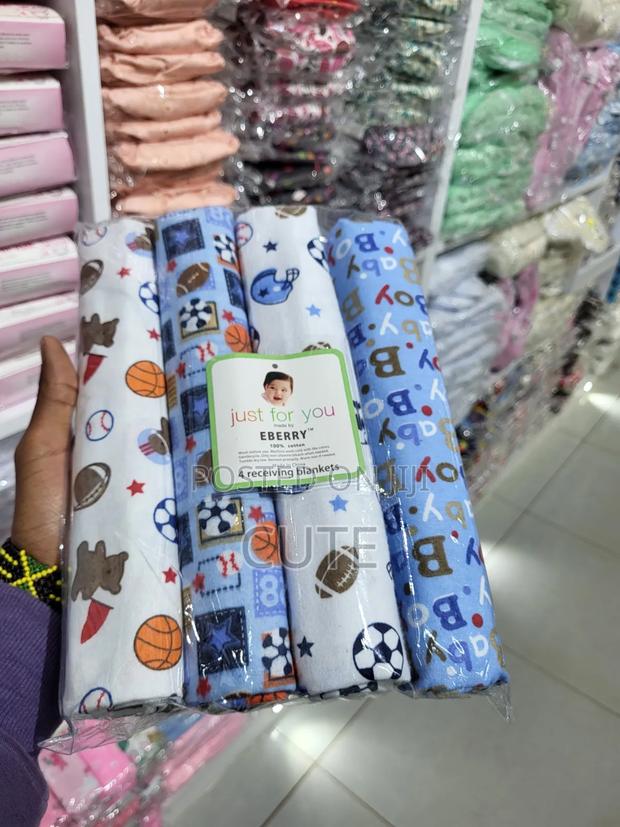4-Pack Premium Soft Baby Flannels – 100% Cotton - thumbnail 6