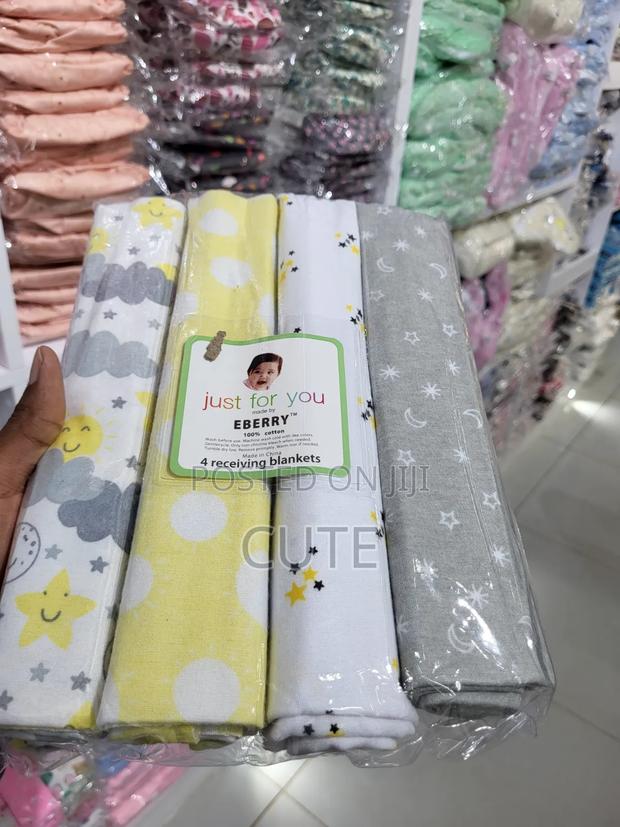 4-Pack Premium Soft Baby Flannels – 100% Cotton - thumbnail 8