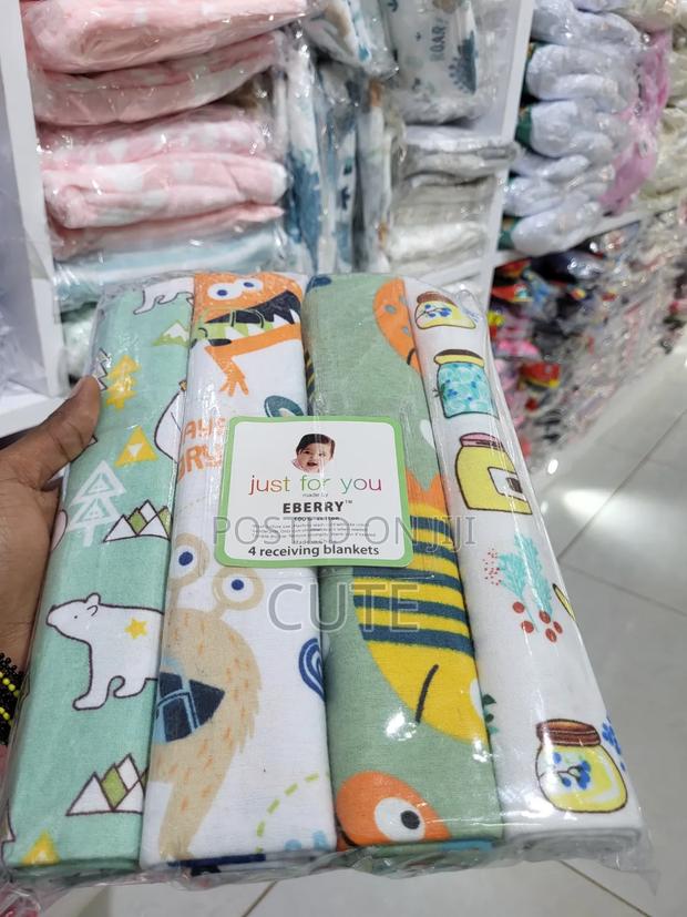 4-Pack Premium Soft Baby Flannels – 100% Cotton - thumbnail 9