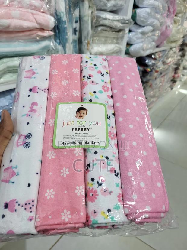 4-Pack Premium Soft Baby Flannels – 100% Cotton - thumbnail 11