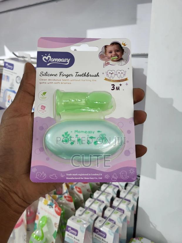Baby Silicone Finger Toothbrush – Gentle Gum Massager Cleaner