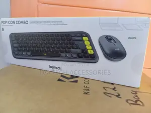 Logitech Pop Icon Combo Bluetooth Keyboard and Mouse Bundle (Graphite)