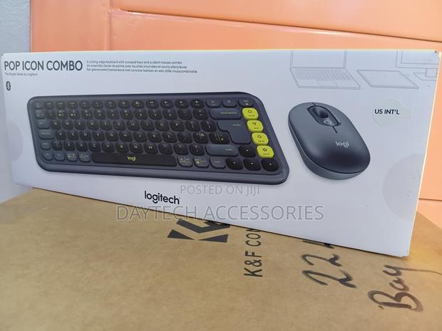 Logitech Pop Icon Combo Bluetooth Keyboard and Mouse Bundle (Graphite) - thumbnail 2