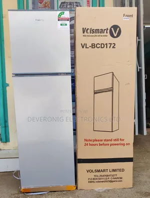 *Volsmart 172litres Double Door Fridge
