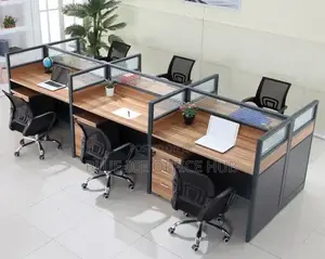 6 Way Cubicle Work Station