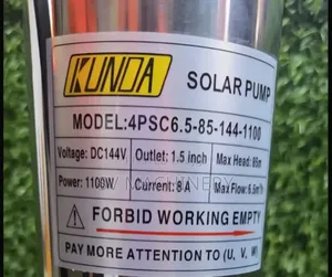 Heavy Duty 1500w 120m Kunda Submersible Solar Water Pump