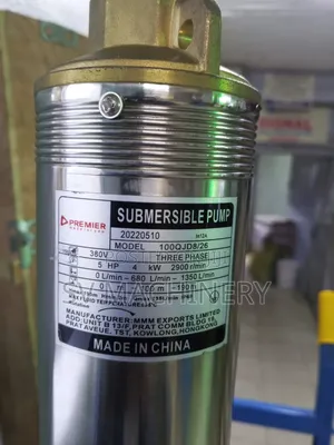 Heavy Duty 5.5hp Electric Submersible Water Pump (3 Phase)
