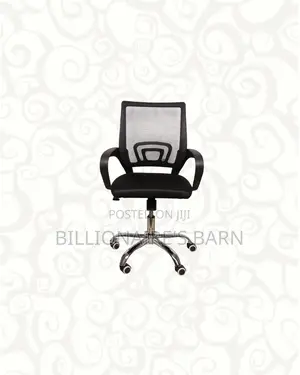 Heavy Duty Office Chair Ergonomic Fabric Seat With Lumbar Support