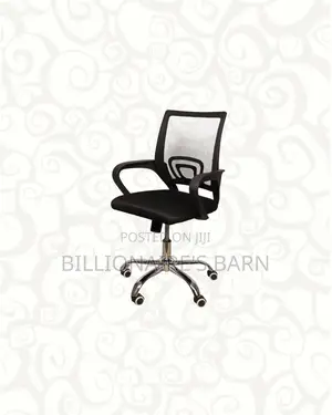 Heavy Duty Office Chair Ergonomic Fabric Seat With Lumbar Support