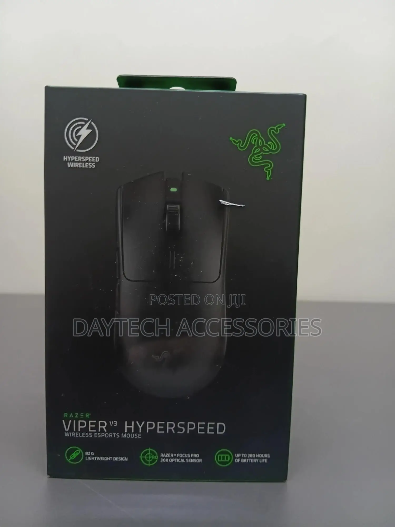Razer Viper V3 Hyperspeed Wireless Esports Gaming Mouse in Black.