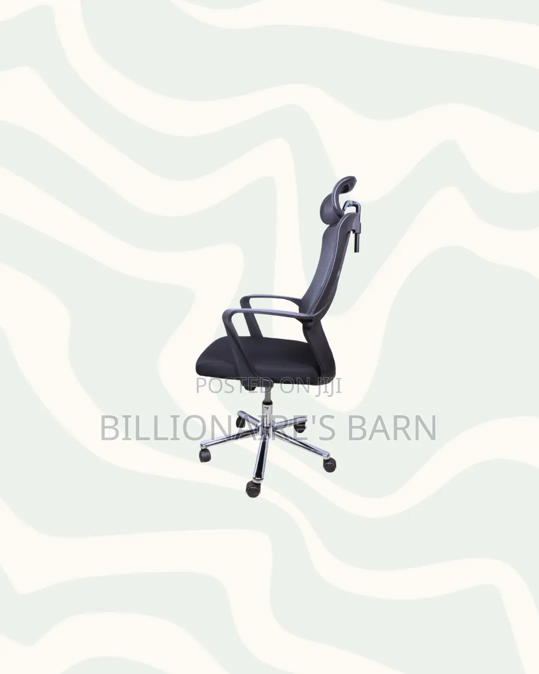 High-Quality Mesh Chair Headrest Lumbar Support Ready for Delivery