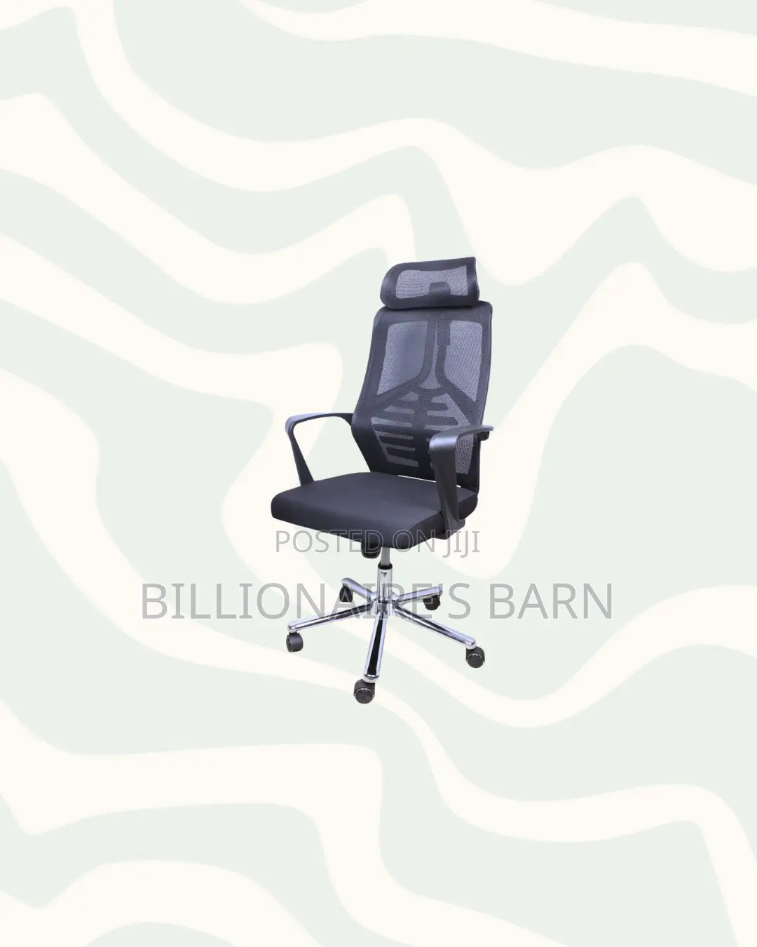 High-Quality Mesh Chair Headrest Lumbar Support Ready for Delivery