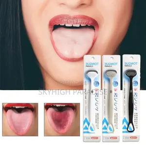 Silicone Scraper of the Tongue Double Side Professional Tongue