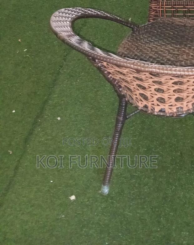 Dining Set; Makays Four Seaters Dining Set Made From Rattan - thumbnail 4