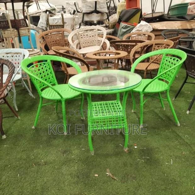 Dining Set; Makays Four Seaters Dining Set Made From Rattan - thumbnail 11