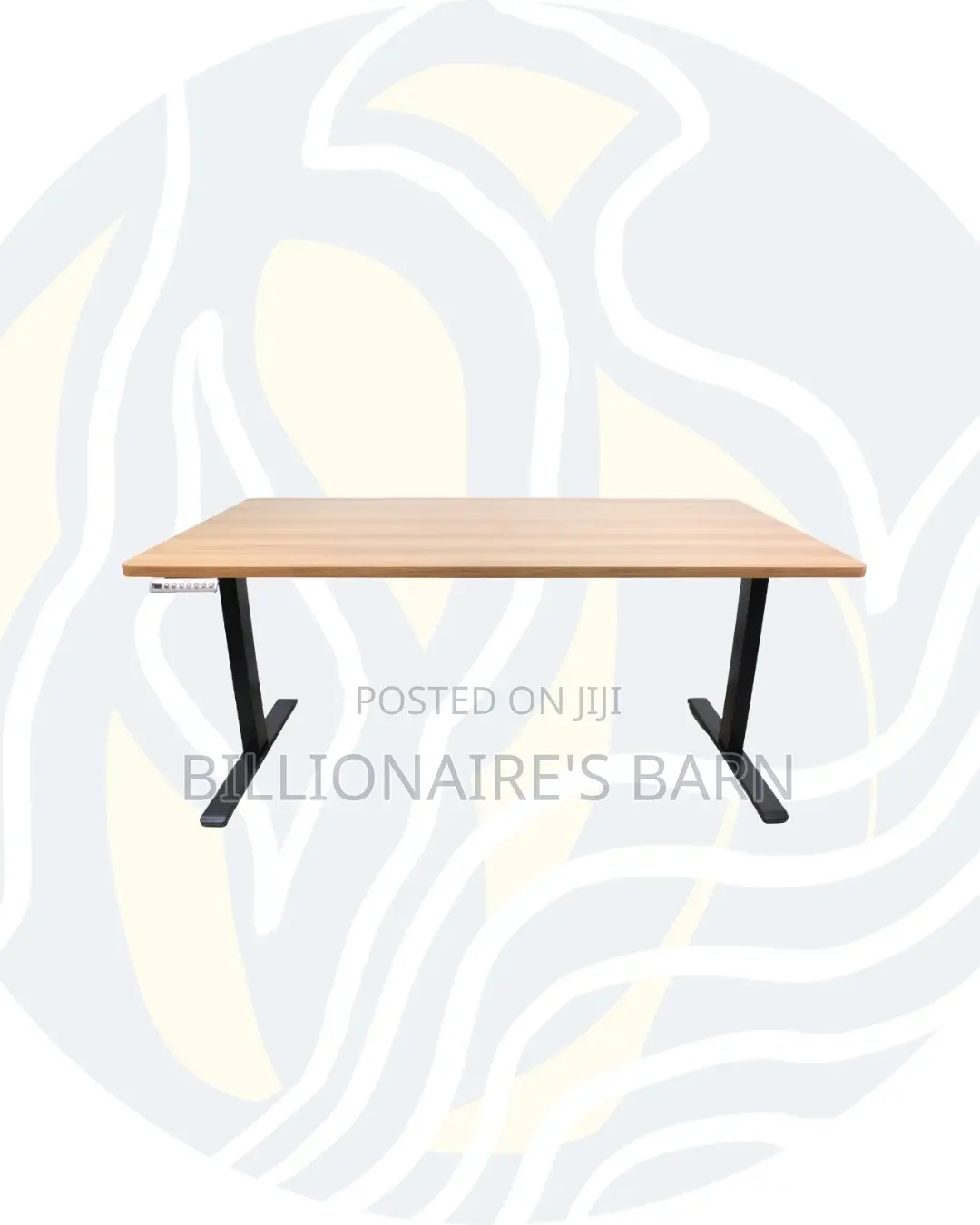 Durable Electric Standing Desk Heavy Duty Dual Monitor Workspace