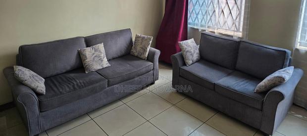 5 Seater Sofa Set With Cushions - thumbnail 2