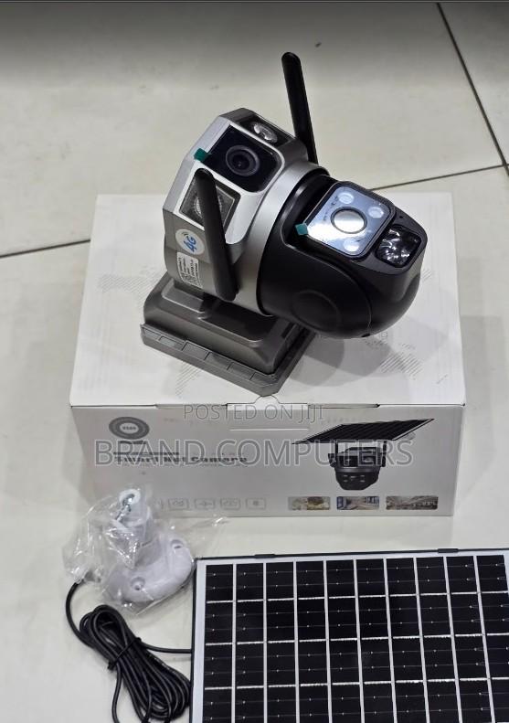 V380 4g Simcard Connectity Dual Lens Solarpowered Outdoor Camera