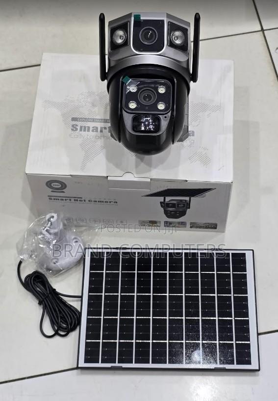 V380pro Smart Solar CCTV Camera – Dual Lens 4g Outdoor Camera.