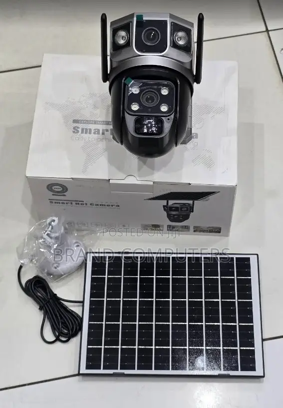 V380pro Smart Solar CCTV Camera – Dual Lens 4g Outdoor Camera.