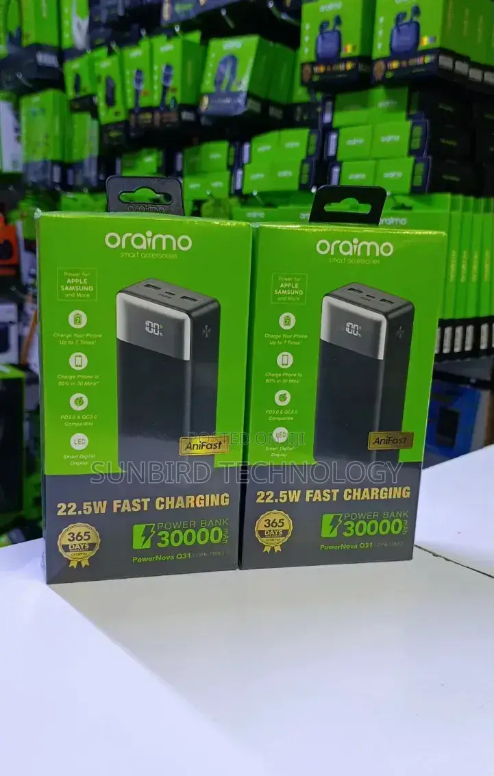 Oraimo Powernova Q31 Opb-7300q 30,000mah Powerbank