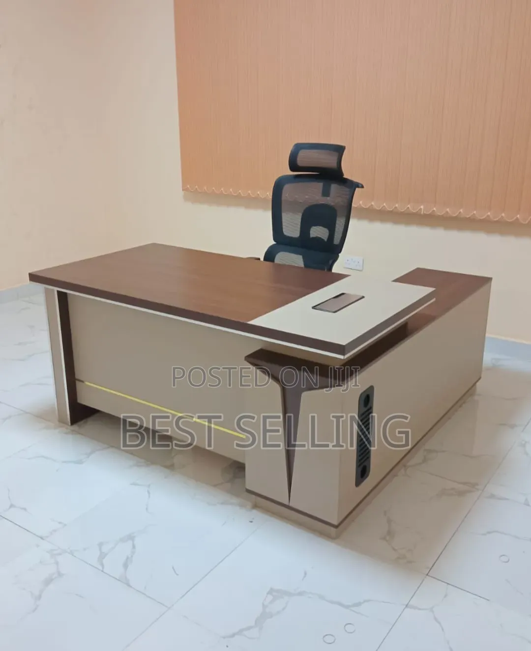 Premium Managerial Office Desk and Chair