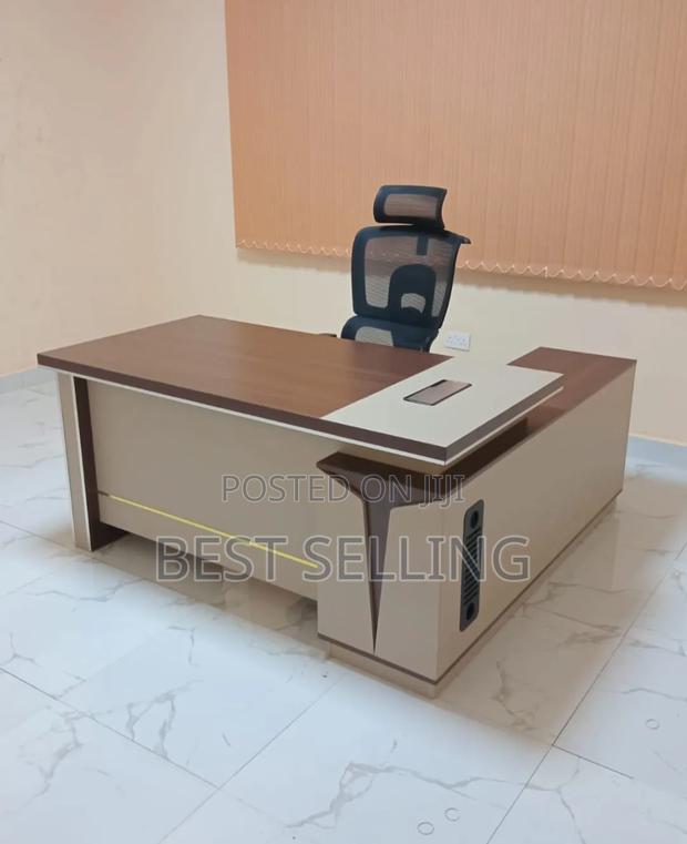 Premium Managerial Office Desk and Chair