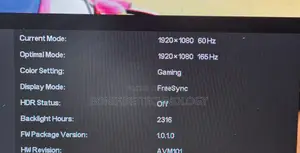 Hp Omen Gaming Monitor
25i Gaming Monitor