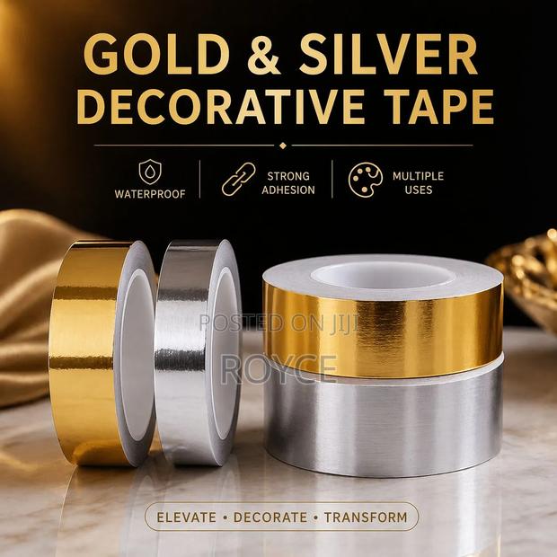Gold Silver Decorative Tape -50m