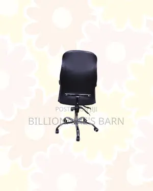 Leather Office Chair High Back Padded Armrests Ready for Delivery