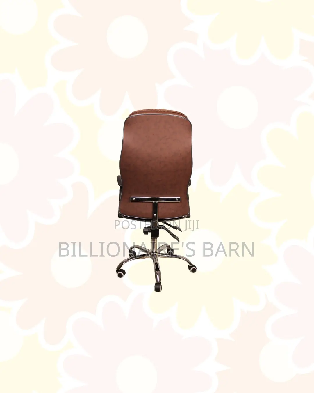 High-Quality Leather Chair High Back Padded Armrest Now in Stock