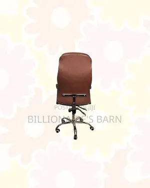 High-Quality Leather Chair High Back Padded Armrest Now in Stock