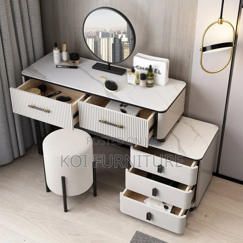 Dressers; Provissione Elegance Dressing Table Vanity Set