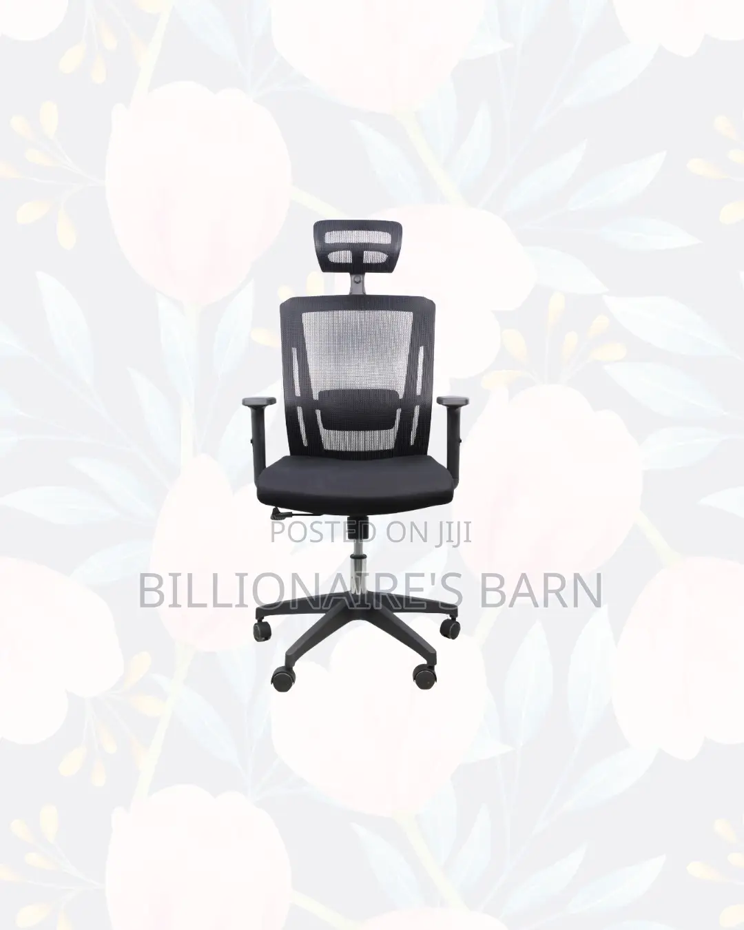 High-Quality Mesh Office Chair Ergonomic Headrest With Nylon Base