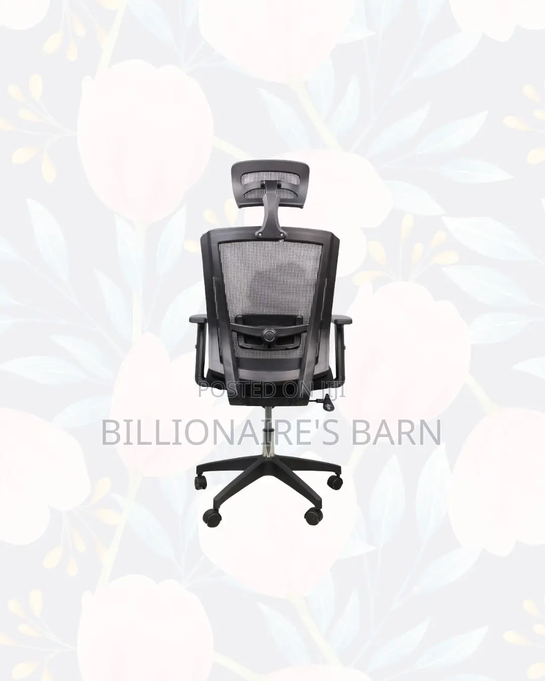 High-Quality Mesh Office Chair Ergonomic Headrest With Nylon Base
