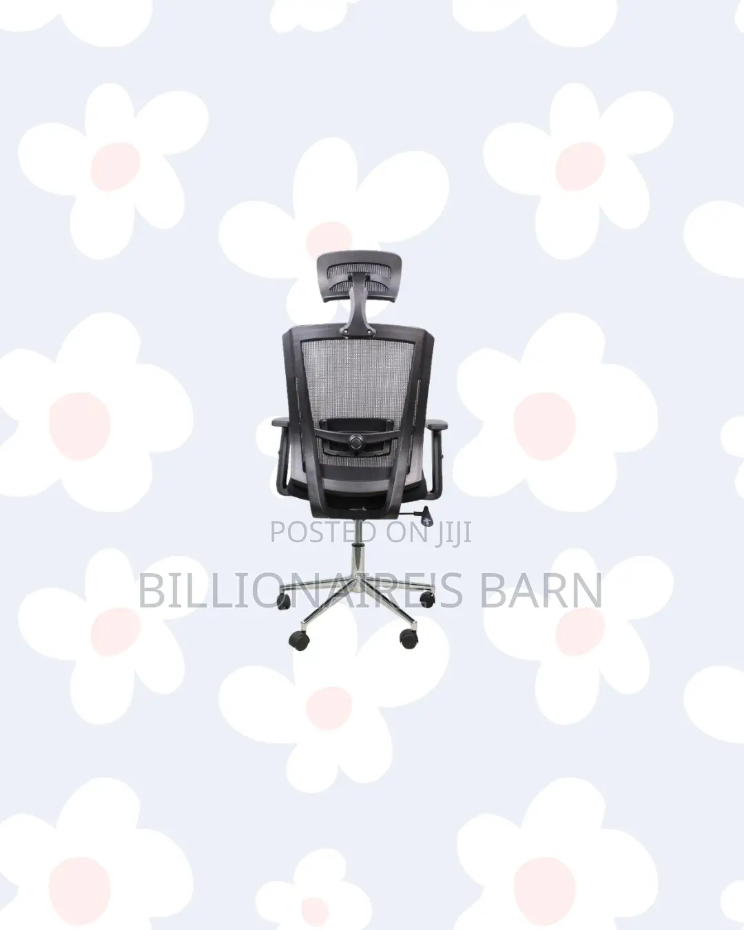 Office Chair Ergonomic Headrest With Chrome Base Nairobi Special