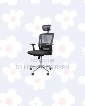Office Chair Ergonomic Headrest With Chrome Base Nairobi Special