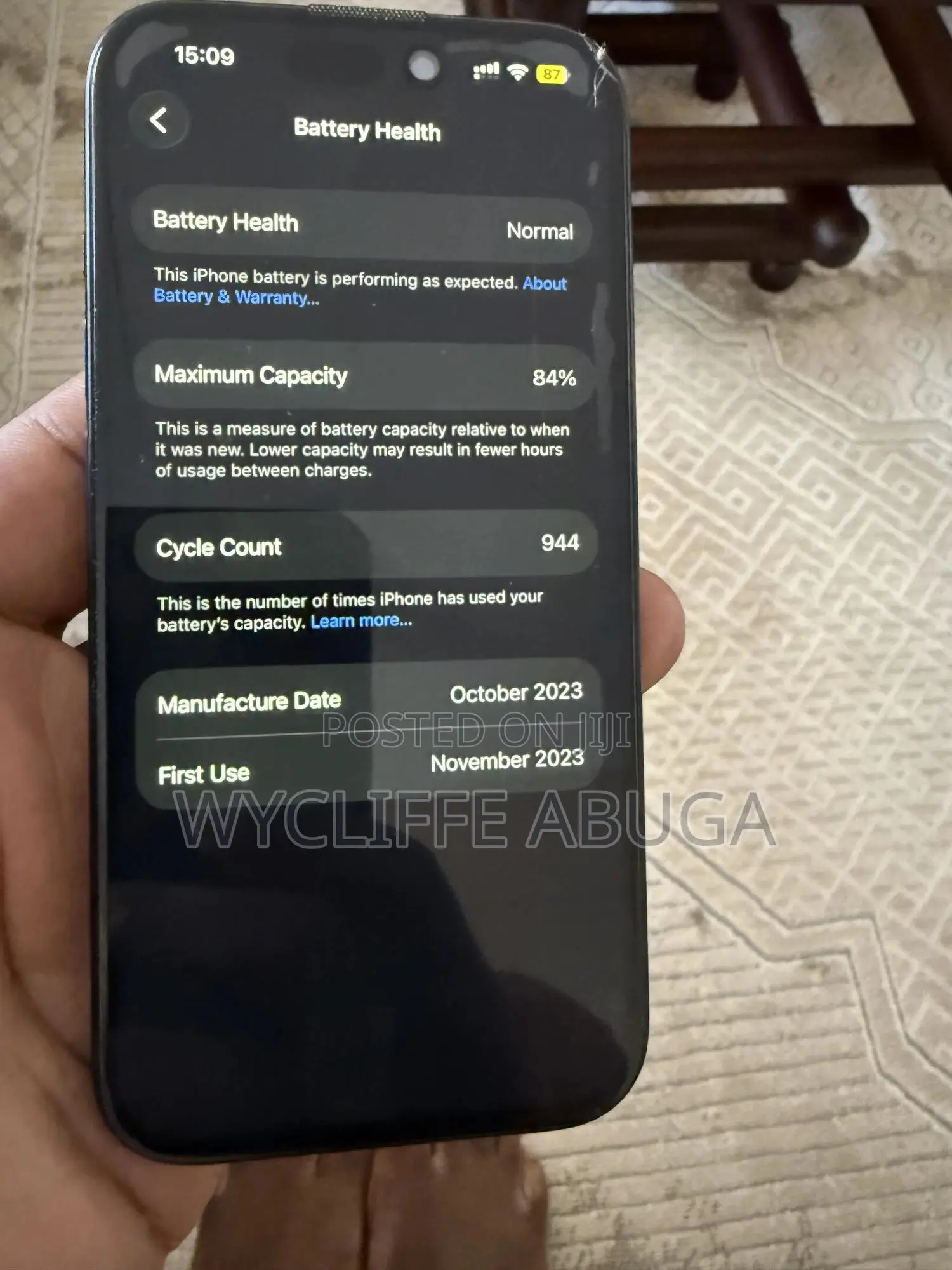 Apple iPhone 15 256 GB Black
