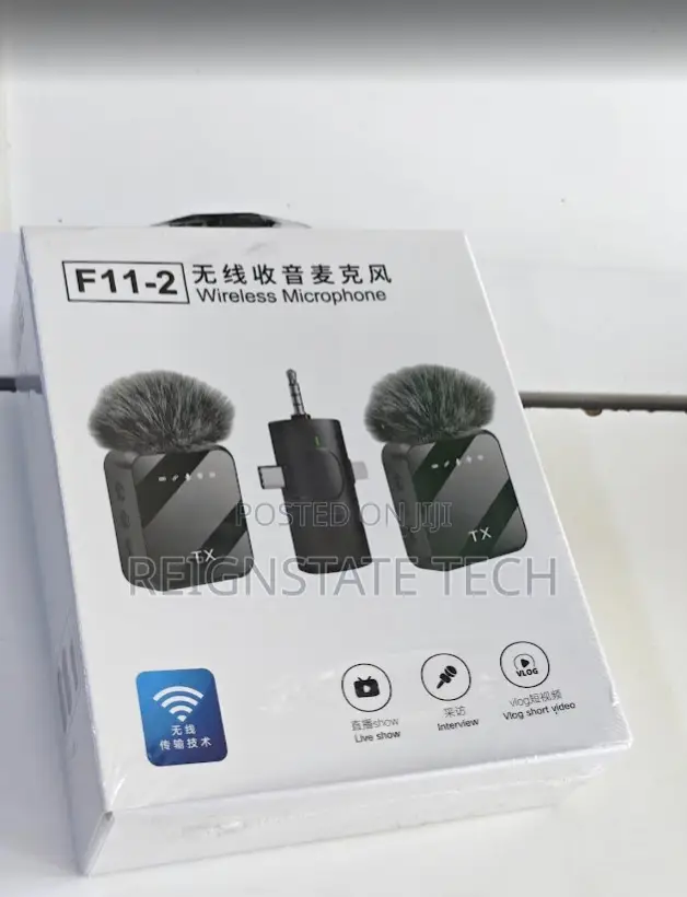 F11-2 Wireless Microphone Type C and iPhone Connection