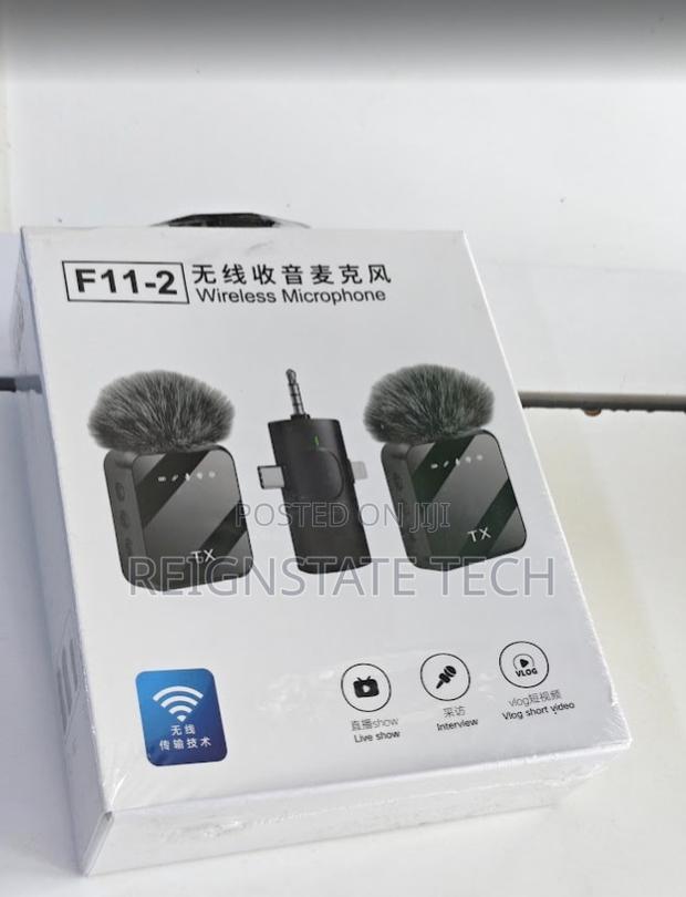 F11-2 Wireless Microphone Type C and iPhone Connection