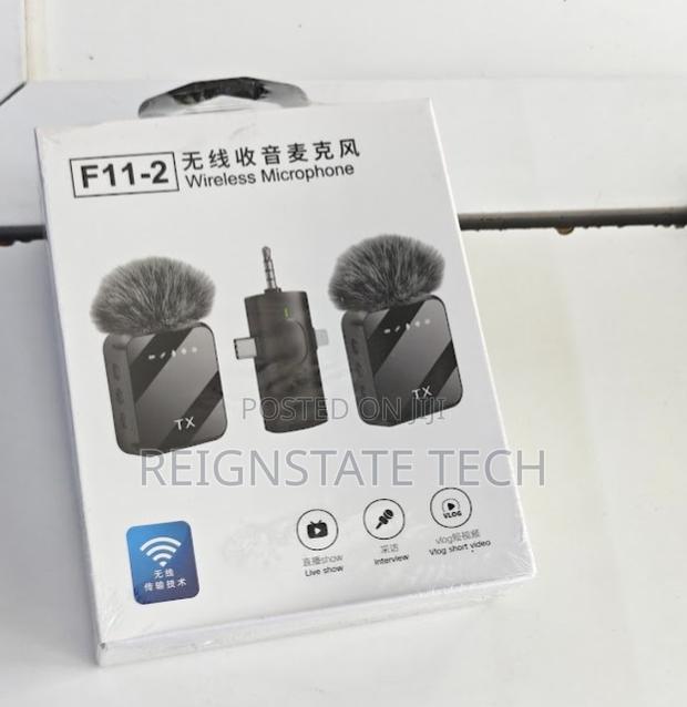 F11-2 Wireless Microphone for Interview Vlog Short Video and Interview