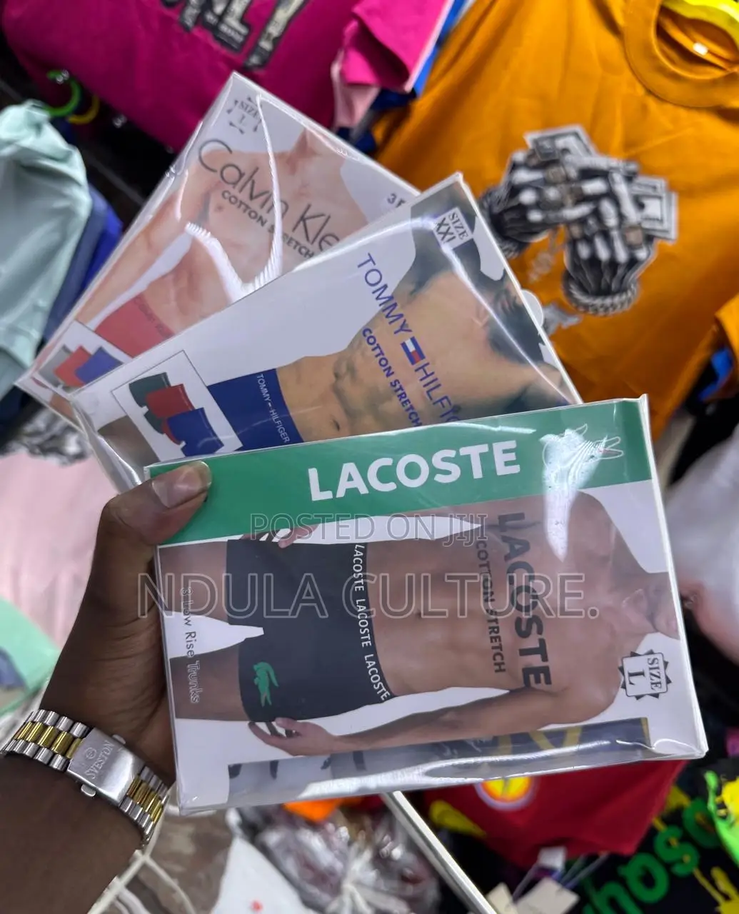 Cotton Boxer Shorts (Briefs ) (3pieces 6 Piece Set )At 500 Each