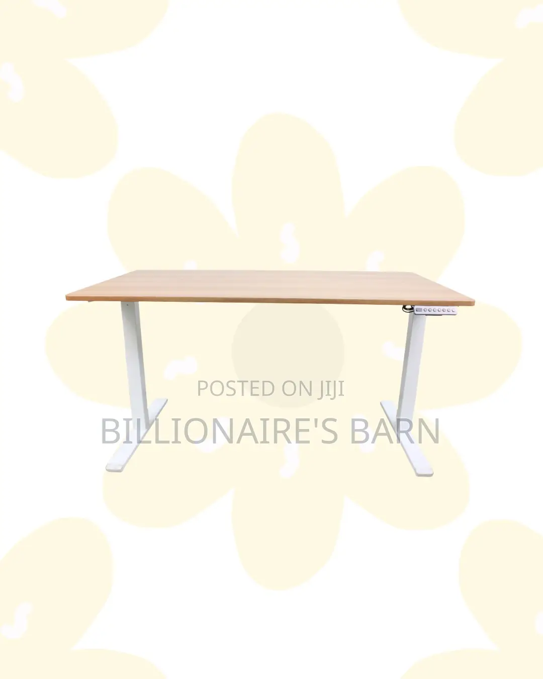 Dual Motor Electric Standing Desk Ergonomic Workstation Walnut