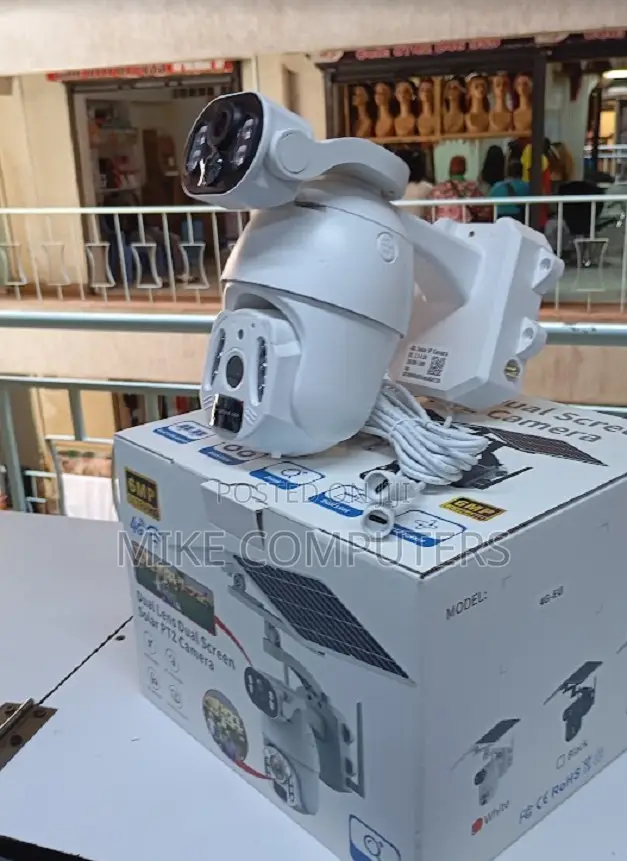 4g Ubox 4mp Dual Lens Solar PTZ Camera