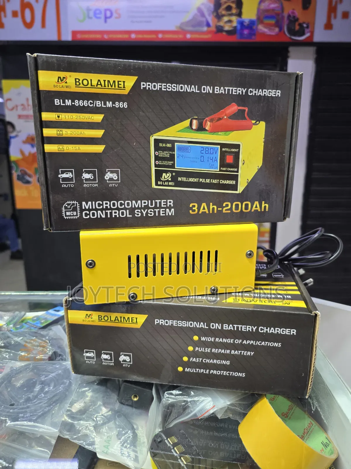 Smart Car Battery Charger With Pulse Repair Function (12v/24v)