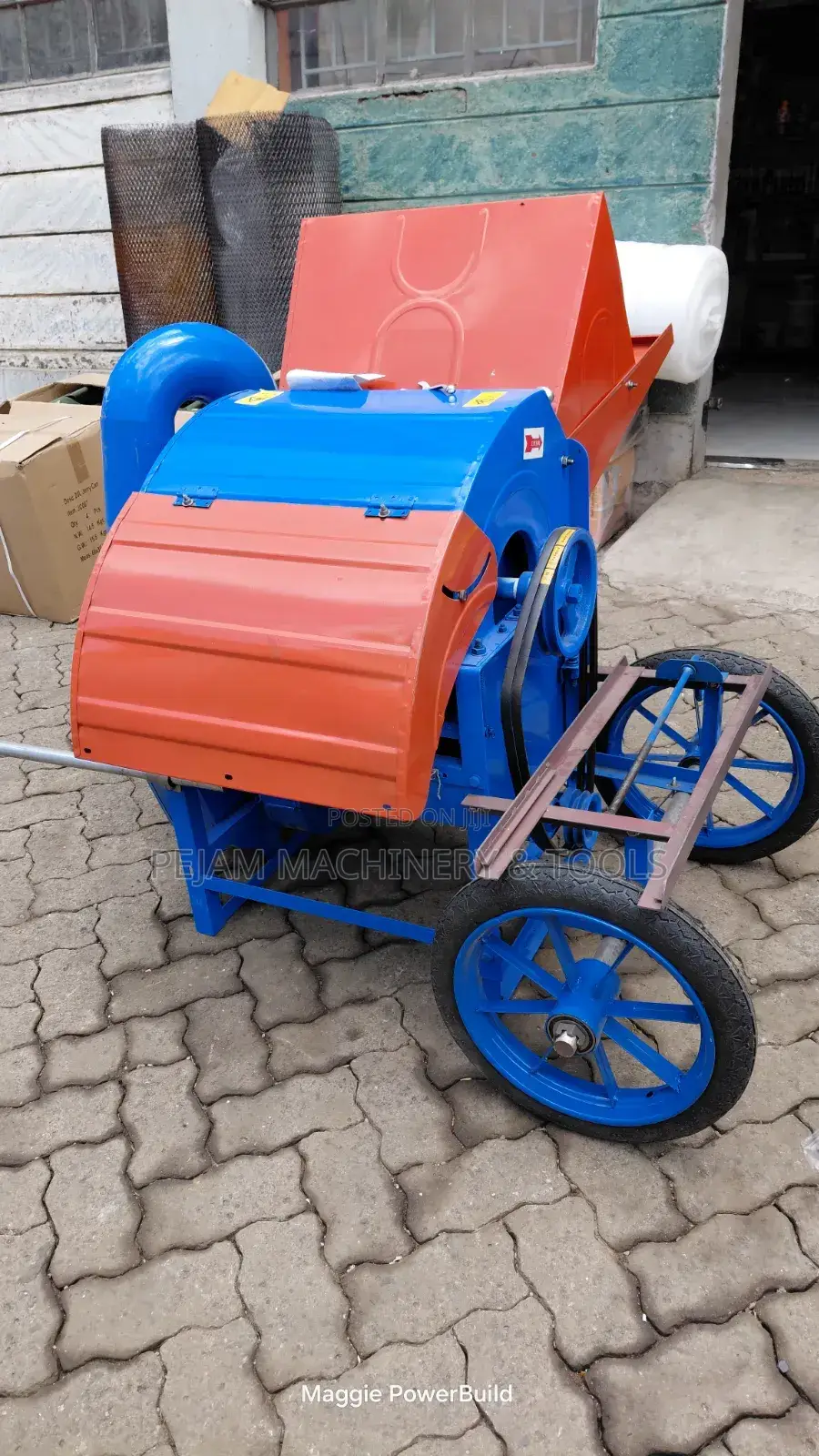Commercial Maize/Beans Thresher With 7.5hp Engine