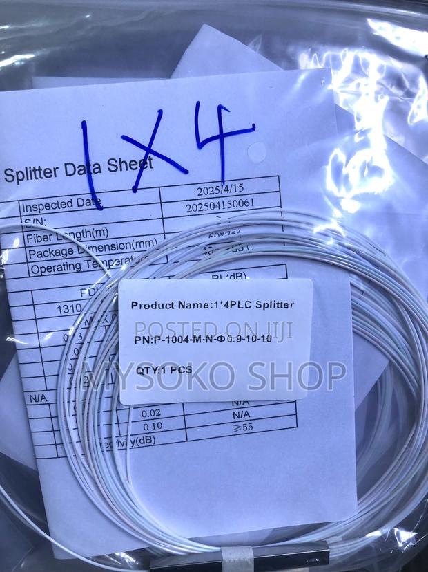 1x4 Bare Fiber PLC Splitter